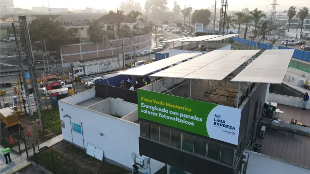Paneles solares Lima Expresa